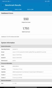 redmi pad geekbench