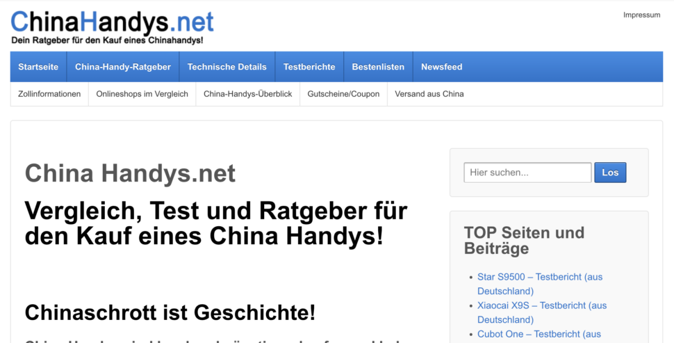 Chinahandys net Schinaschrott ist Geschichte