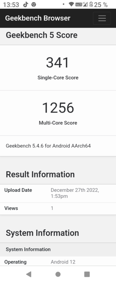 King Kong Mini 3 Geekbench