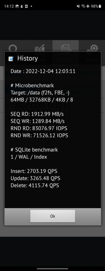 Samsung Galaxy Z Fold 4 Benchmark 2