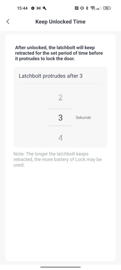 SwitchBot Lock App einrichten 8