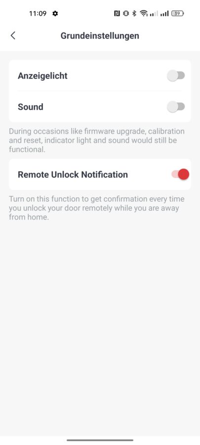 Switchbot Lock einstellungen 2