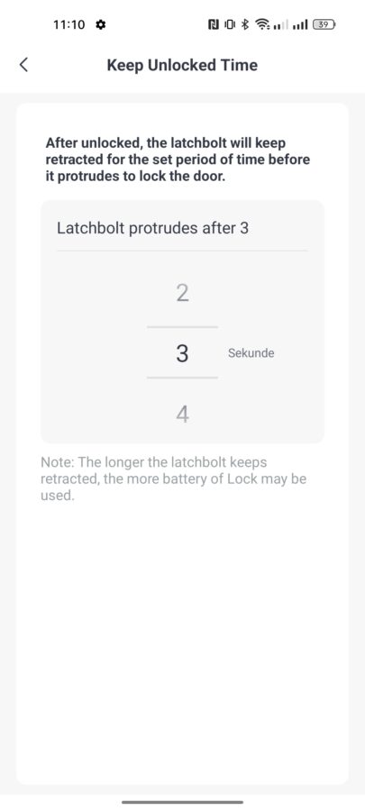 Switchbot Lock einstellungen 5