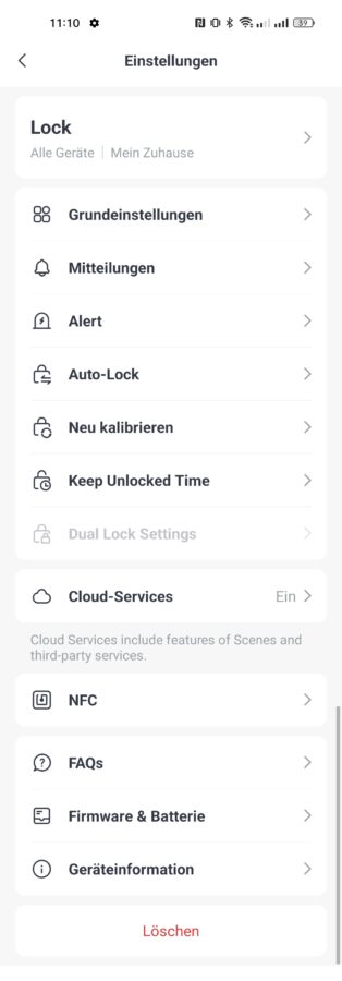 Switchbot Lock einstellungen 6