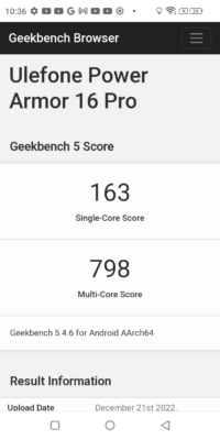 Ulefone Power Armor 16 Pro Geekbench51