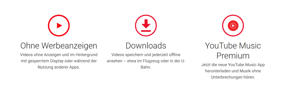 Die Vorteile von Youtube Premium