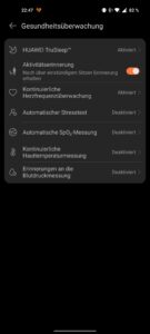 Huawei Watch D Test Screenshots App Gesundheits Funktionen 4
