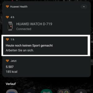 Huawei Watch D Test Screenshots App Notifications