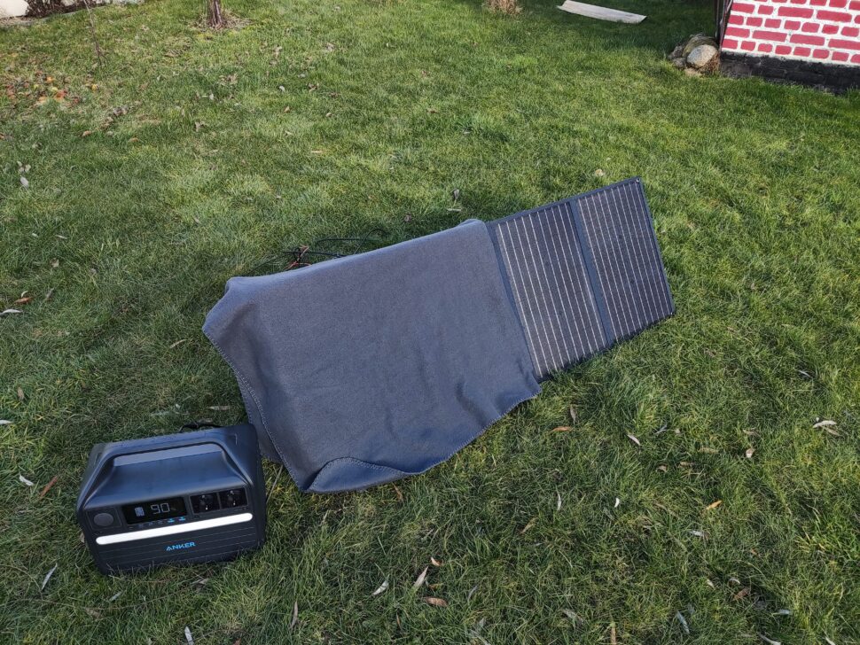 Anker 625 Solarpanel Verschattung2