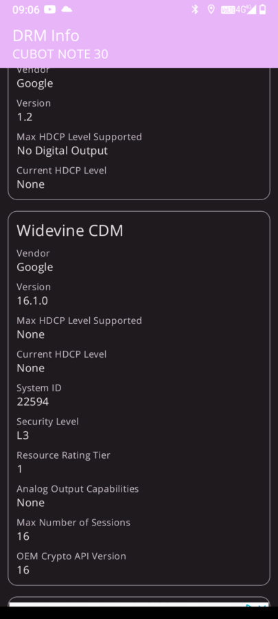 Cubote Note 30 Test Benchmarks System 8