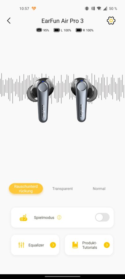 Earfun Air Pro 3 Test App Screenshots 4