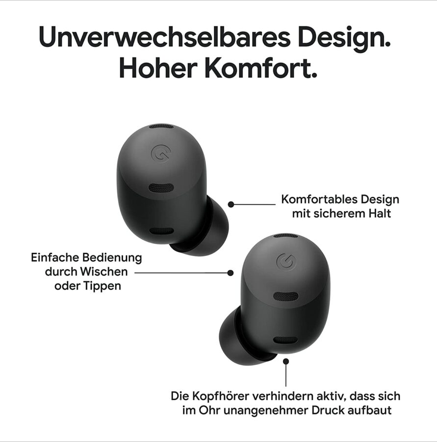 Pixel Buds Pro Komfort Design