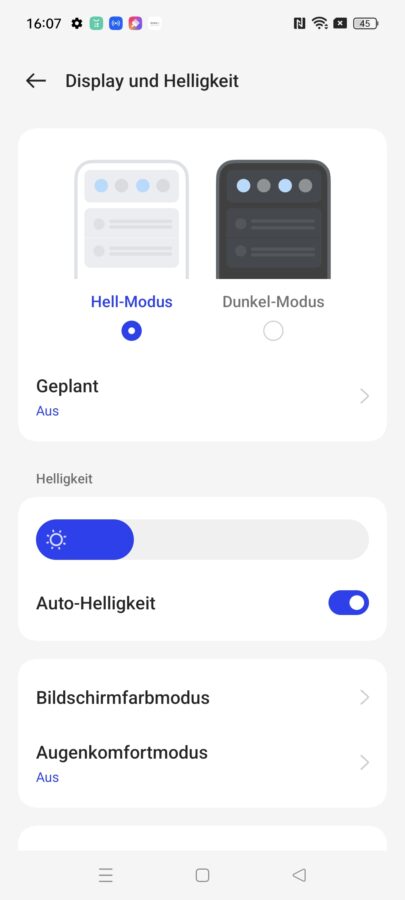 Realme 10 Pro Test Display Settings 2