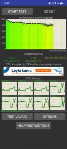 Screenshot Vivo IQOO 11 Pro cpu throttle