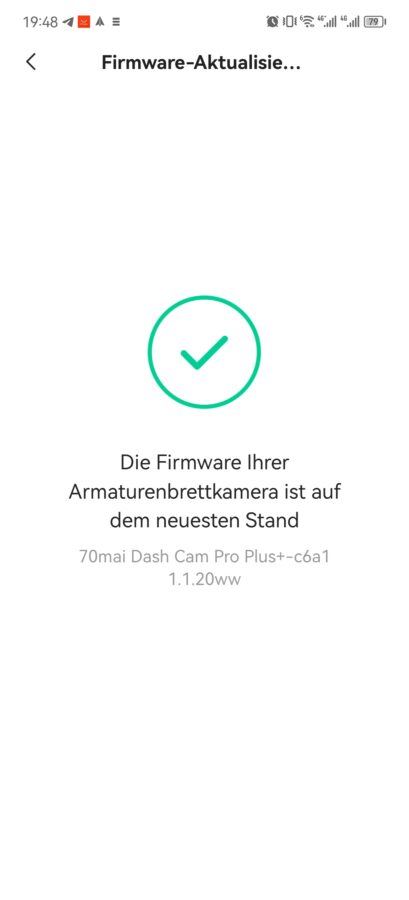 70mai Dashcam pro plus app2