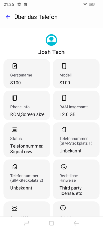 Doogee S100 Android 12 4