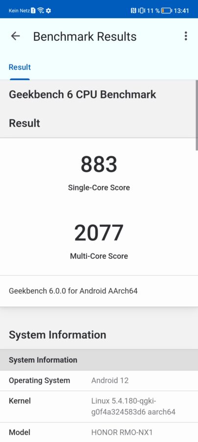 Benchmarks Honor Magic 5 Lite 4