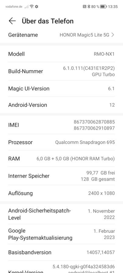 Honor Magic UI 6.1 Test 4 1