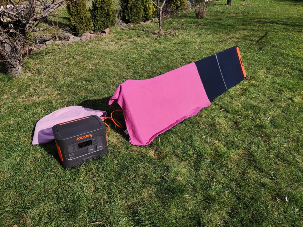 Jackery Solar Saga 200 Verschattung4