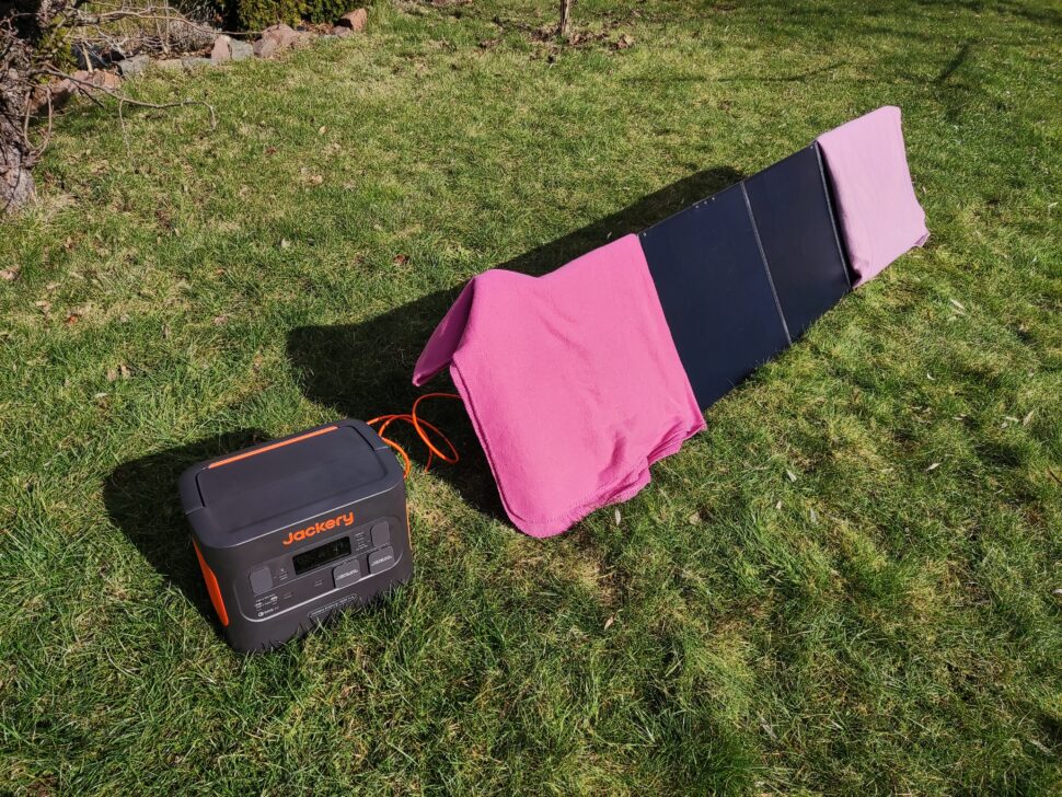 Jackery Solar Saga 200 Verschattung6