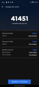 Motorola Moto G73 Test Benchmark 1