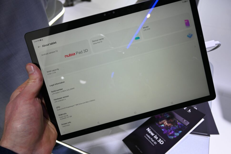 Nubia Pad 3D vorgestellt HandsOn 1