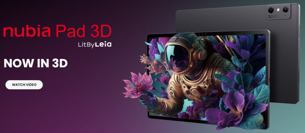 Nubia Pad 3D vorgestellt Head