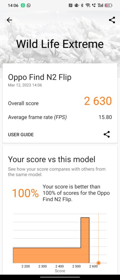 Oppo Find N2 Flip Benchmarks 3