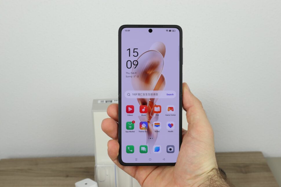 Oppo Find N2 aufgeklappt Test 1 1