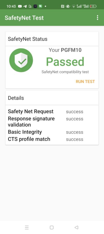 Oppo find x6 test safetynet