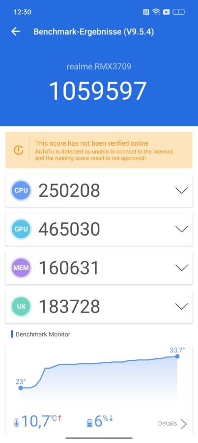 Realme GT 3 Benchmark Test Leistung 1