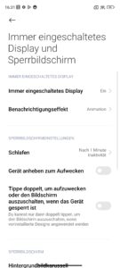 Displayeinstellungen Xiaomi 13 Lite 1