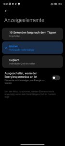 Displayeinstellungen Xiaomi 13 Lite 2