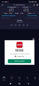 WLAN GPS Test Geschwindigkeit Redmi note 12 Pro 5G 4