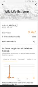 ASUS ROG Phone 7 Ultimate Test Screenshot 3DMark