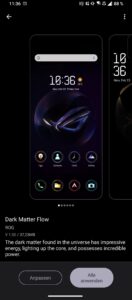 ASUS ROG Phone 7 Ultimate Test Screenshot System Anpassbar 1