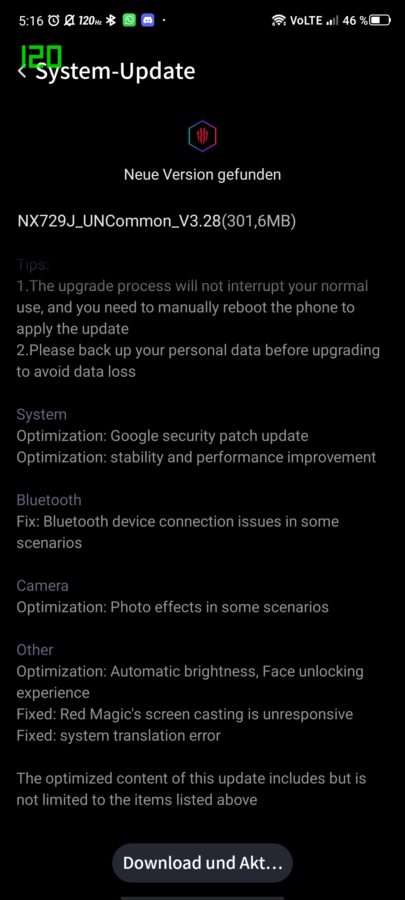 Nubia RedMagic 8 Pro App 4