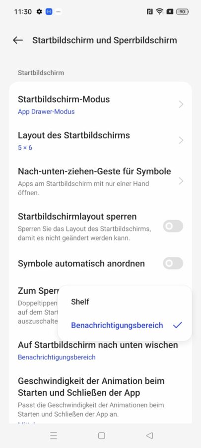 Realme UI Werbung Entfernen anleitung Realme Shelf deaktivieren 3