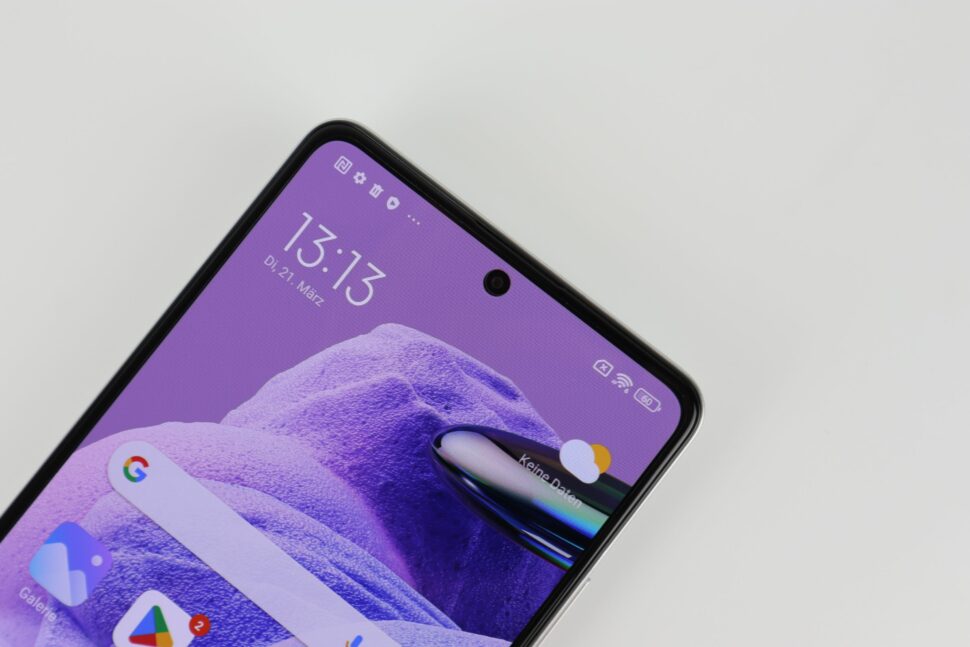 Xiaomi Redmi note 12 Pro 5G Display Raender 1