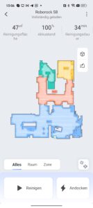 Roborock S8 schnelle Reinigung
