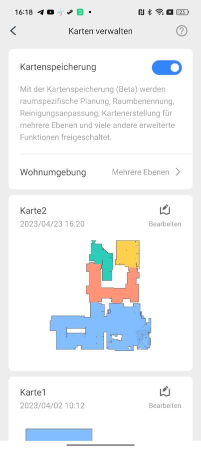 Roborock S8 Karten einrichten 3