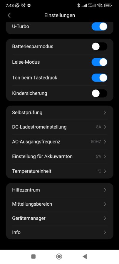 UGreen PowerRoam 600 App Steuerung4