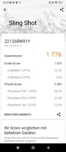 Xiaomi Redmi 12C 3DMark Sling Shot Benchmark