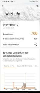 Xiaomi Redmi 12C 3DMark (Wild Life) Benchmark