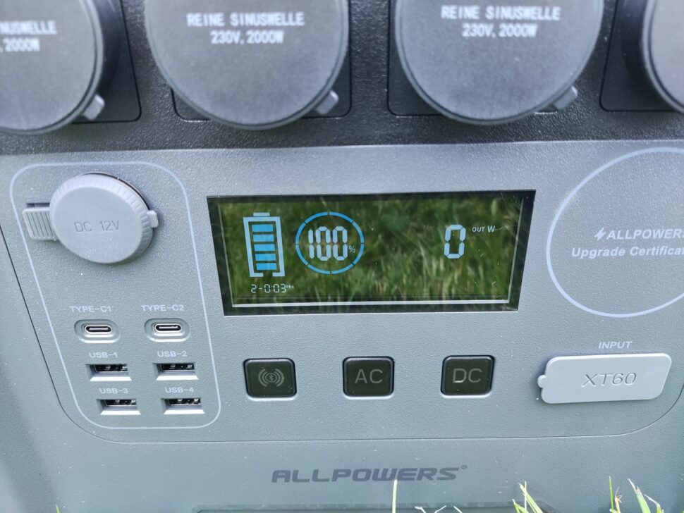 Allpowers S2000 Display1