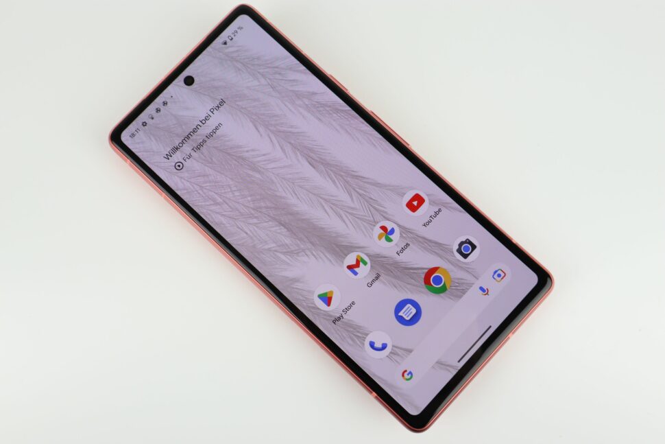 Google Pixel 7a Display Raender Test 1