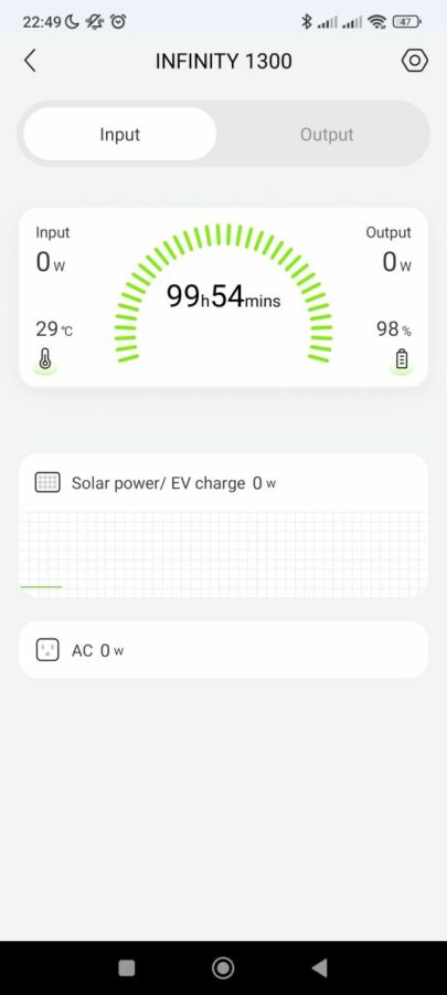 Growatt Infinity 1300 App1