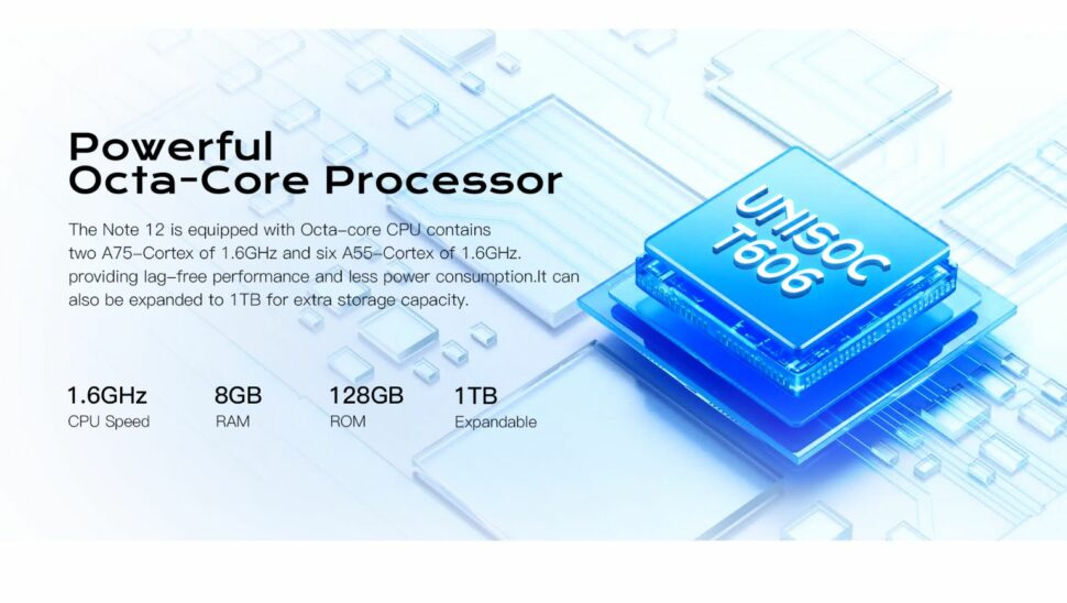 Hotwav Note12 Vorstellung CPU