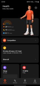 Xiaomi Mi Band 8 Test Mi Fitness App 2