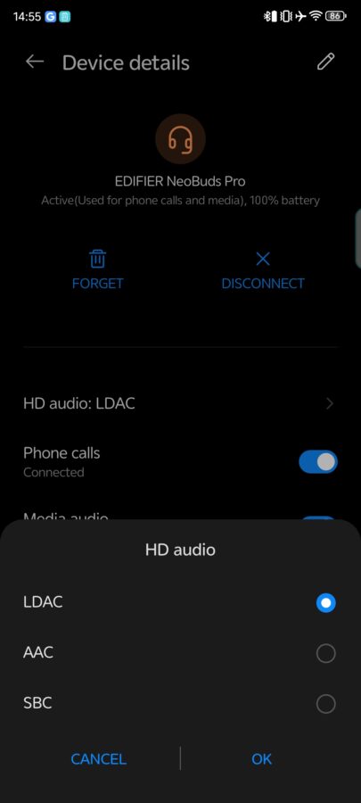 Nubia Z50 Ultra Audio Codecs